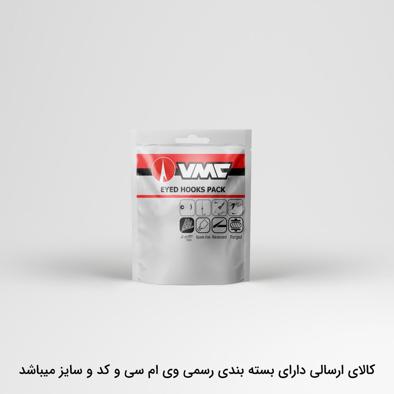 قلاب ماهیگیری وی ام سی کد 9754 سایز TI 13 بسته 10 عددی
