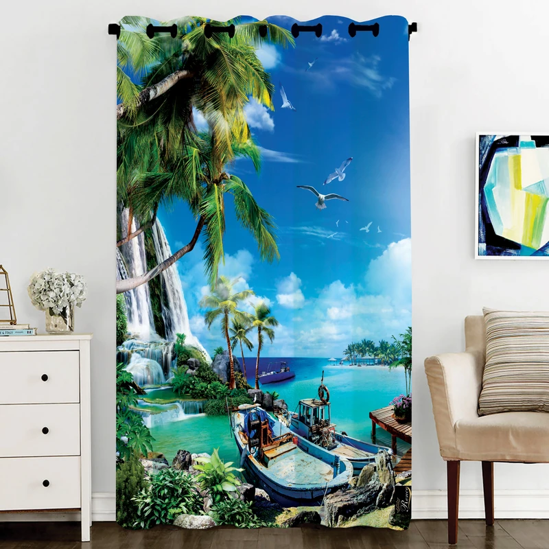 پرده مدل C6-50162 سایز 270x140 سانتی‌متر 