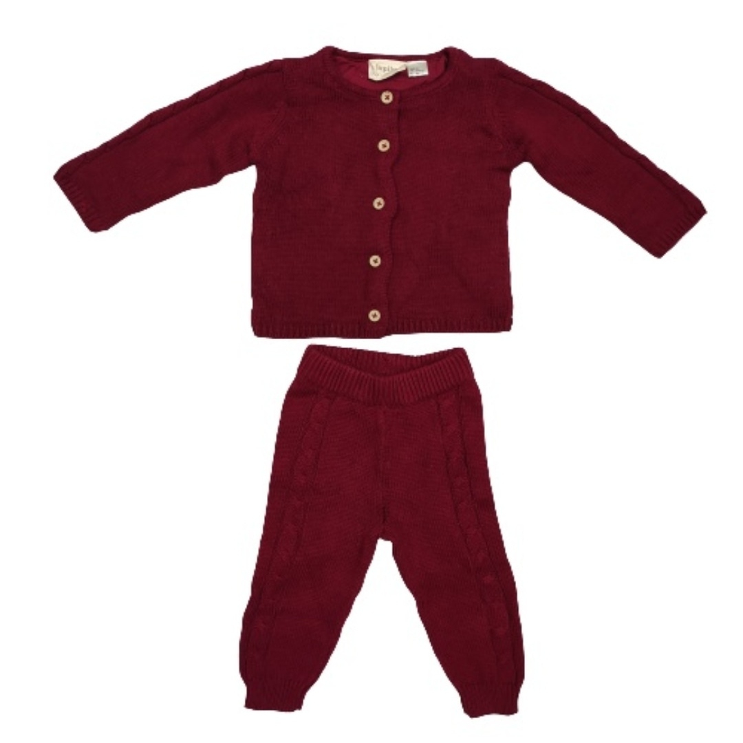 ست ژاکت و شلوار نوزادی لوپیلو مدل U200