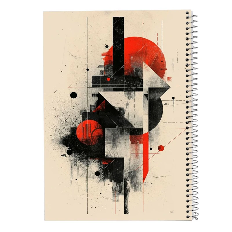 دفتر شطرنجی 50 برگ مدوپد طرح اشکال فانتزی کد DF16053