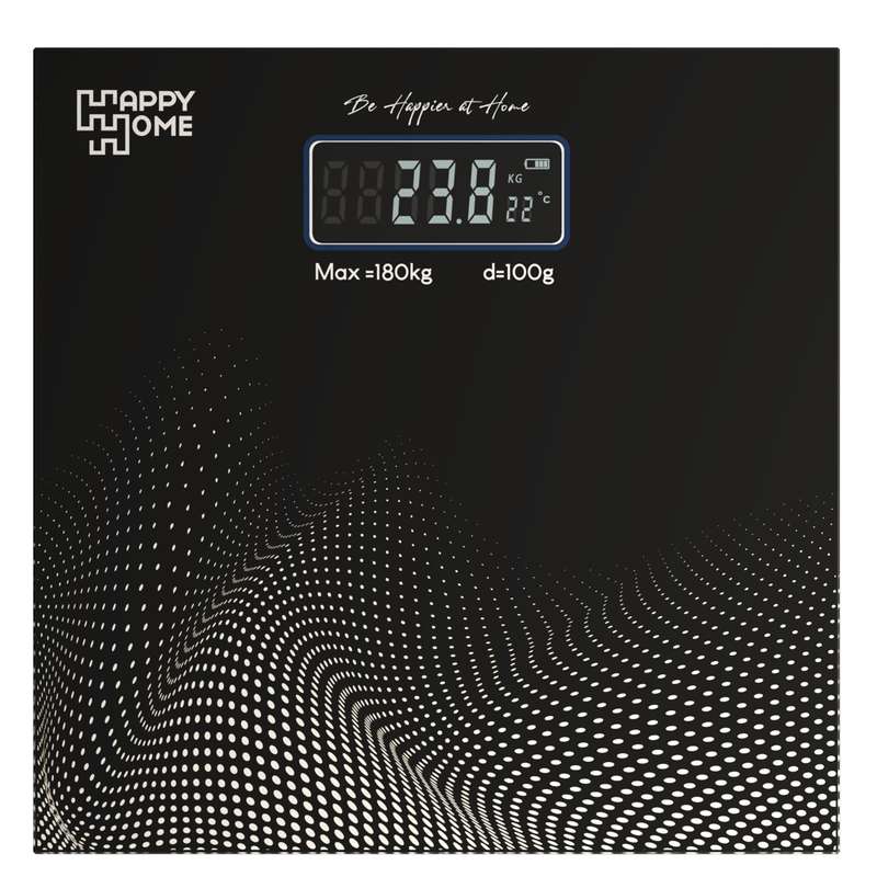 ترازو دیجیتال هپی هوم مدل Geometric 02 ترازو دیجیتال هپی هوم مدل Geometric 02