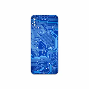 MAHOOT Blue Printed Circuit Board Cover Sticker for Apple iPhone X