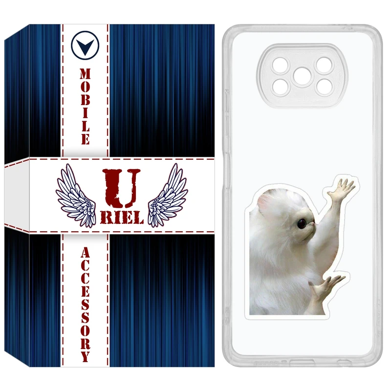 کاور یوریل مدل Clear کد 89 طرح میمون مناسب برای گوشی موبایل شیائومی Poco X3 / X3 Pro / X3 NFC