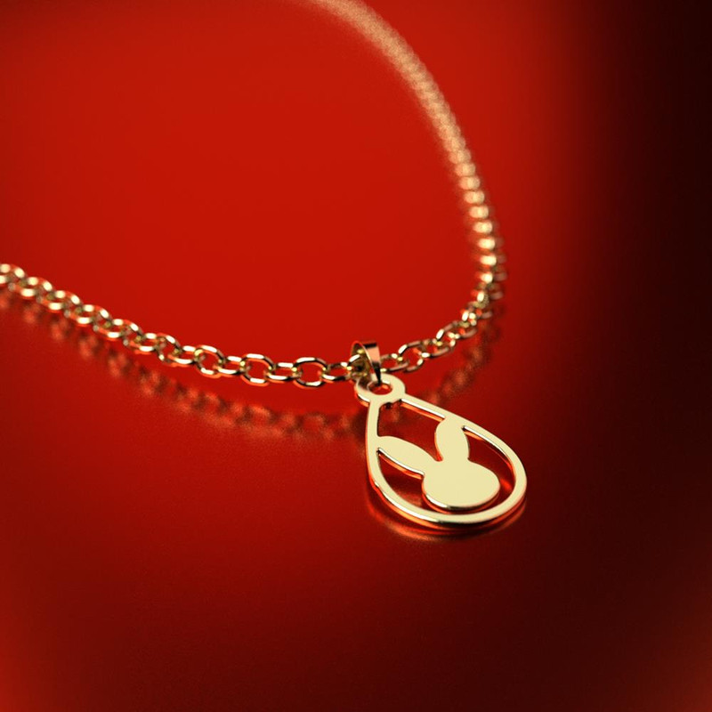 آویز گردنبند طلا 18 عیار زنانه مدوپد مدل خرگوش کد PA1-10615 آویز گردنبند طلا 18 عیار زنانه مدوپد مدل خرگوش کد PA1-10615