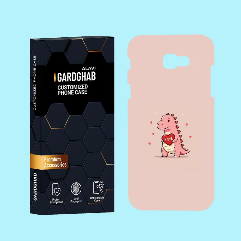 کاور گارد قاب علوی مدل عاشقانه مناسب برای گوشی موبایل سامسونگ Galaxy A7 2017 / A720