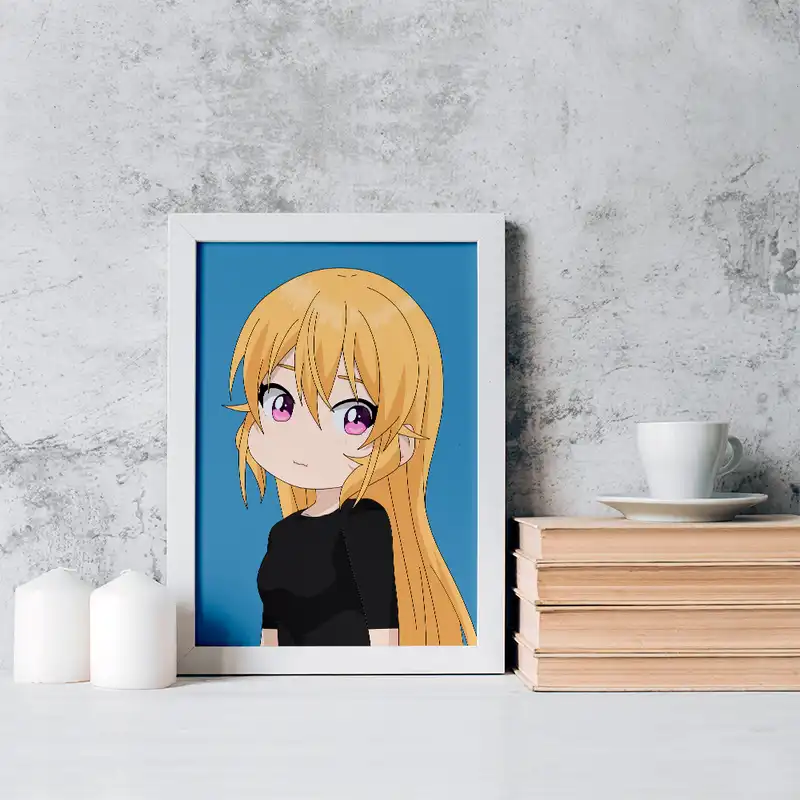 تابلو خندالو مدل ارینا انیمه جنگ غذاها کد 16961