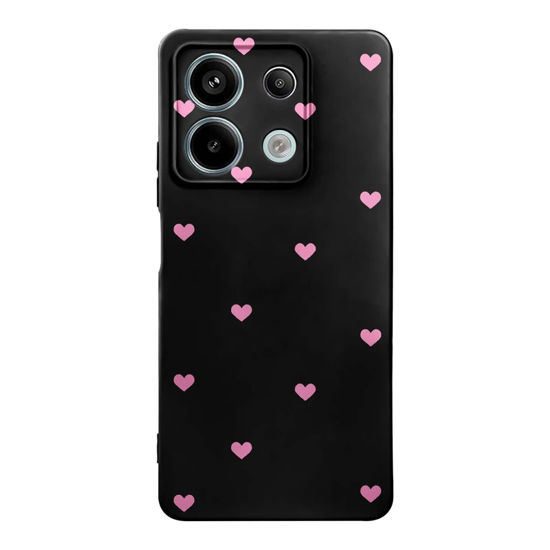 کاور قاب گارد طرح قلب صورتی کد s10978 مناسب برای گوشی موبایل شیائومی Redmi Note 13 Pro 5G