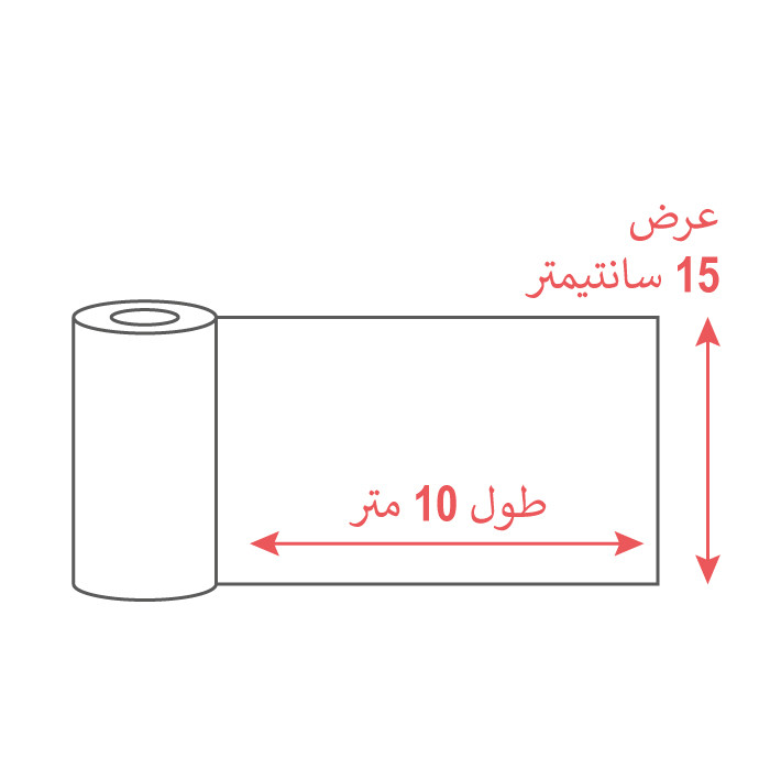 پلاستیک حرارتی شیرینگ پک مدل 1000 - 15 رول 10 متری