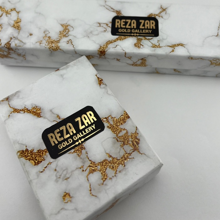 نیم ست طلا 18 عیار زنانه رضا زر مدل زنجیری