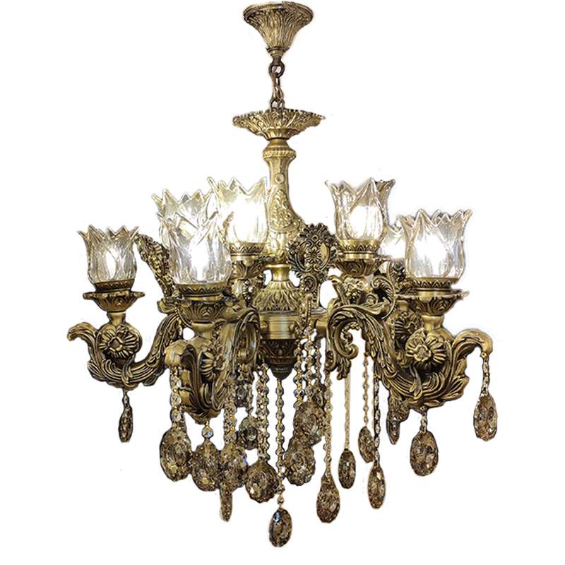 لوستر 12 شعله مدل ژرویدا