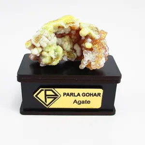 سنگ راف عقیق پارلا گوهر کد 2550
