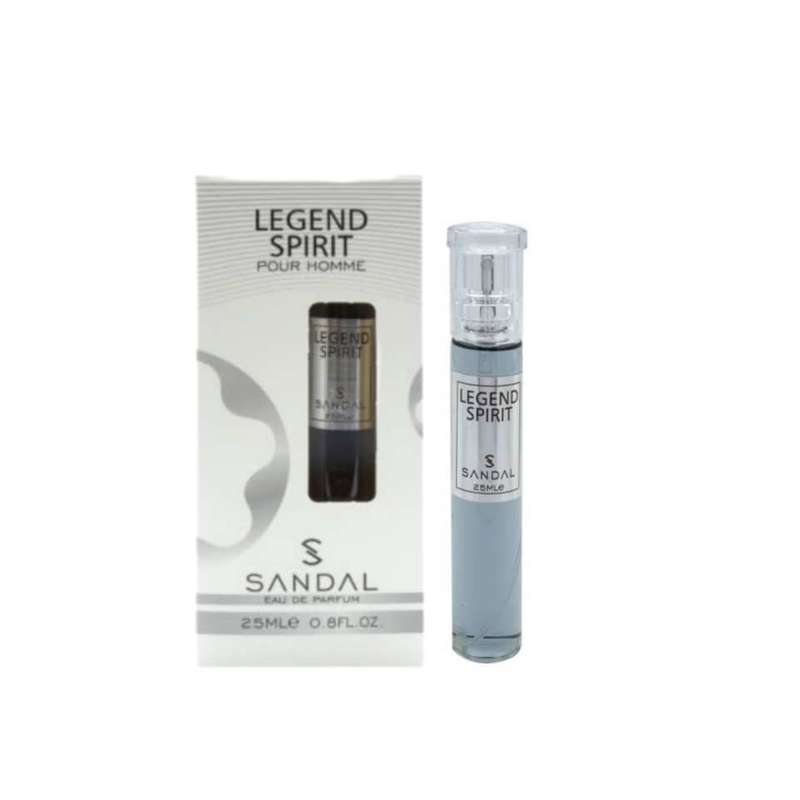 عطر جیبی مردانه سندل مدل لجند حجم 25 میلی لیتر