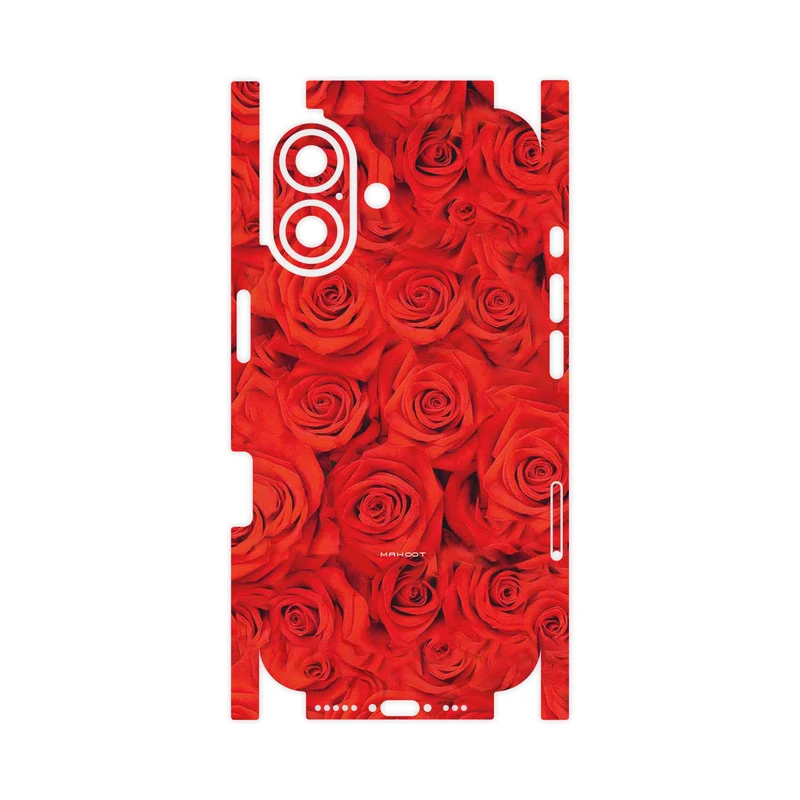 برچسب پوششی ماهوت مدل Red_Flower-FullSkin مناسب برای گوشی موبایل اپل iPhone 16