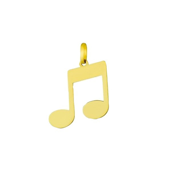 آویز گردنبند طلا 18 عیار زنانه قیراط طرح نت موسیقی کد GH2293