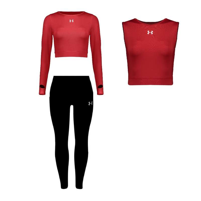 ست 3 تکه لباس ورزشی زنانه مدل 6301-64