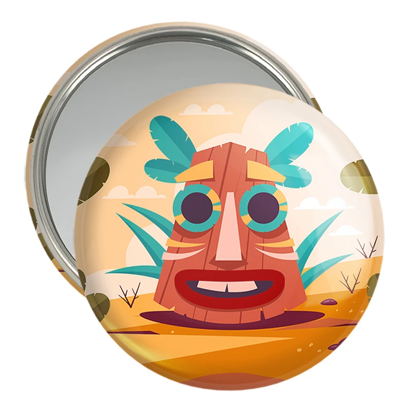 آینه جیبی خندالو مدل آفریقا Africa کد 29834