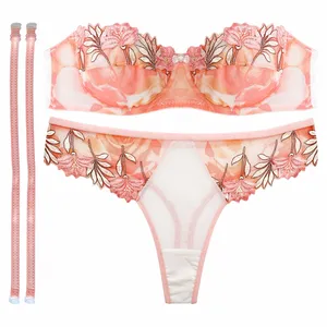 ست شورت و سوتین زنانه نوشه پوش کد 88006 به همراه بند سوتین رنگ گلبهی