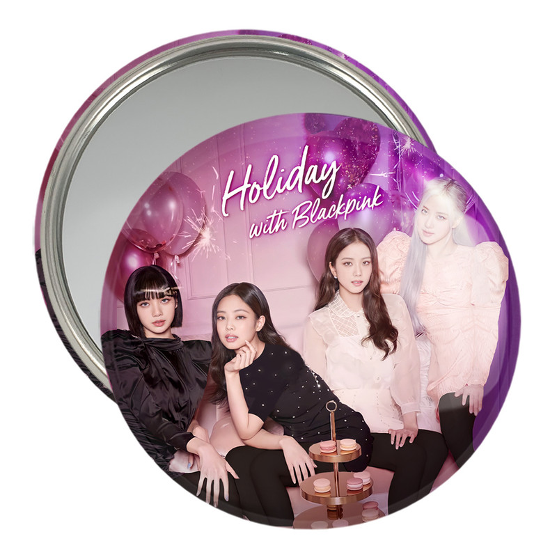 آینه جیبی خندالو مدل گروه بلک پینک Black Pink  کد 14546