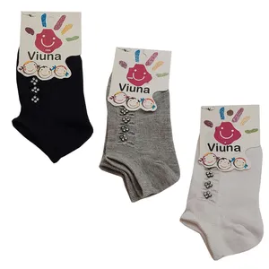 جوراب دخترانه ویونا مدل 17 بسته 3 عددی