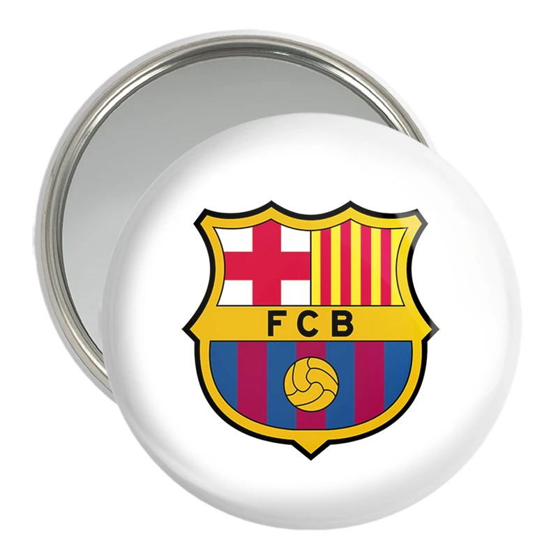 آینه جیبی خندالو مدل باشگاه بارسلونا FC Barcelona  کد 2094