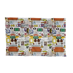 کاغذ کادو ترمه طراحان ایده مدل نشانه های فرندز کد 1199