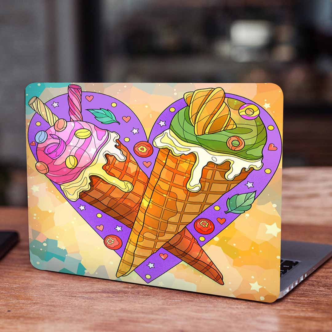 استیکر لپ تاپ طرح نقاشی فانتزی  کد P-1517 مناسب برای لپ تاپ 15 تا 17 اینچ