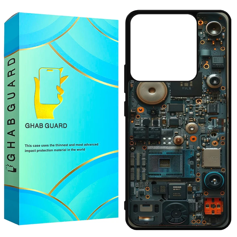 کاور قاب گارد طرح تکنولوژی مدل GN14 مناسب برای گوشی موبایل شیائومی Redmi Note 14 5G
