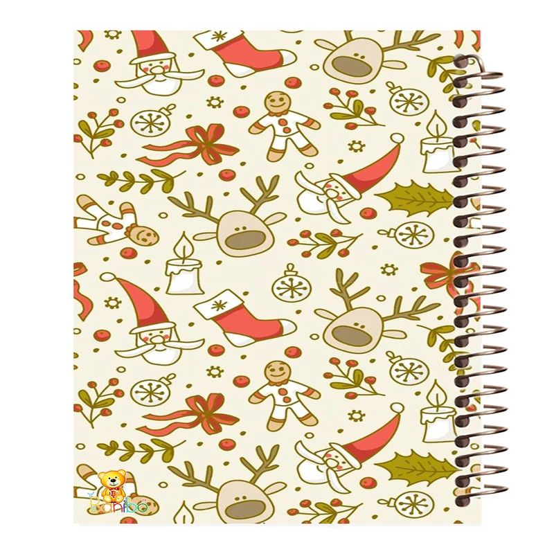 دفتر نقاشی 50 برگ بانیبو مدل کریسمس کد 384