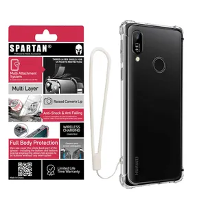 کاور اسپارتان مدل Airbag Strap مناسب برای گوشی موبایل هوآوی Y6 Prime 2019 به همراه بندآویز