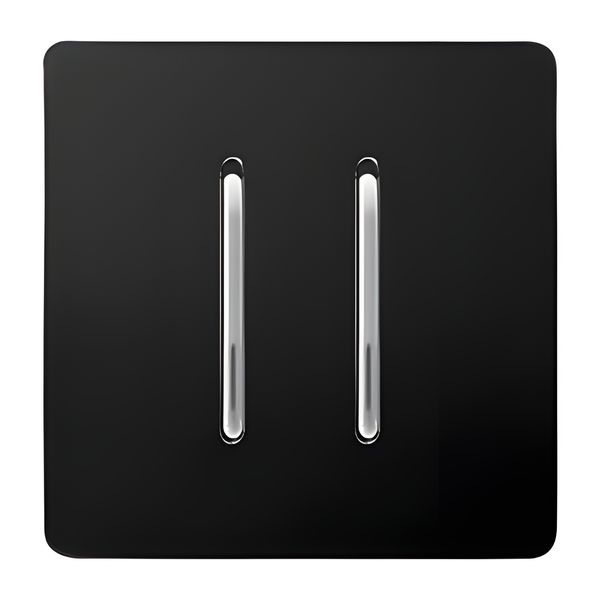 کلید دو پل صنایع آسیا الکتریک مدل کریستال BS