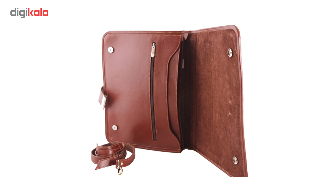 کیف اداری چرم طبیعی آدین چرم مدل DL36
