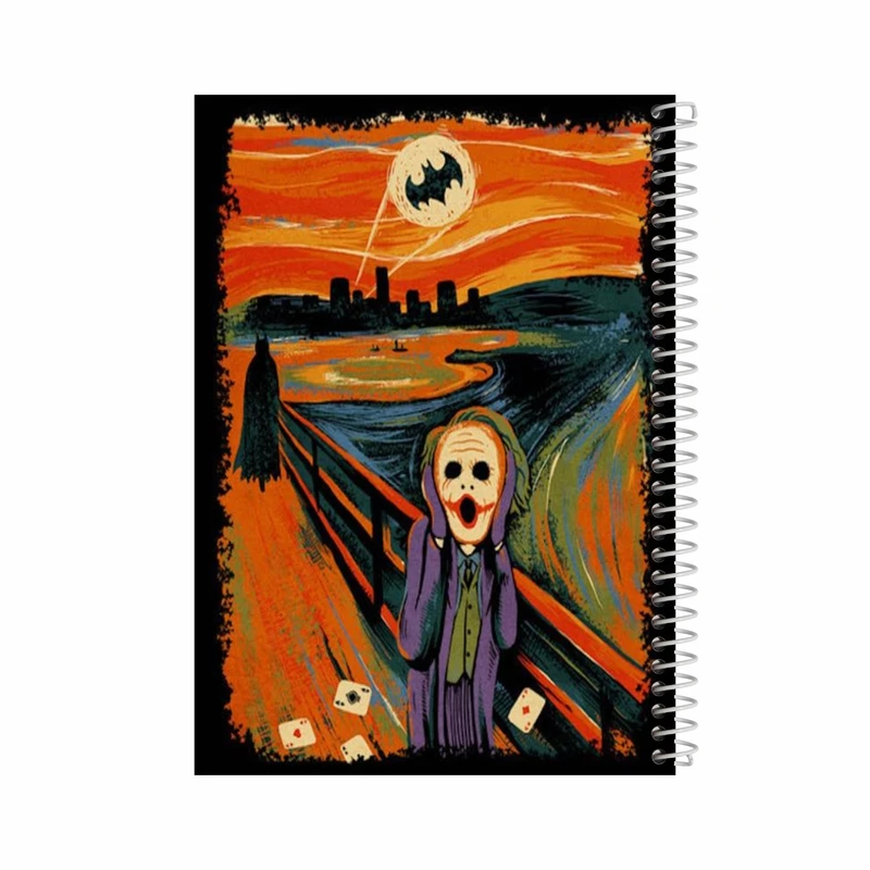 دفتر نقاشی مدل نقاشی جیغ جوکر 