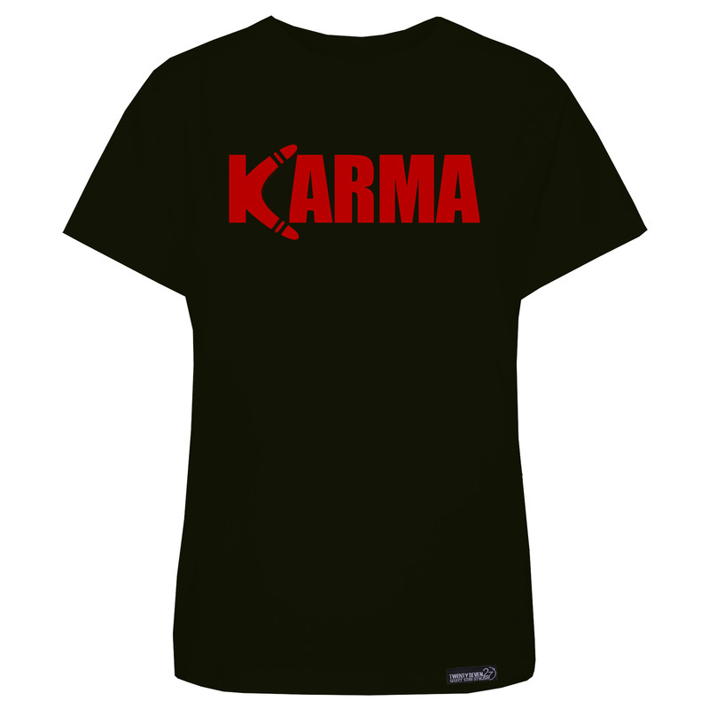 تی شرت آستین کوتاه مردانه 27 مدل Karma Rd کد MH1467