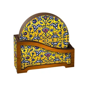 زیر لیوانی لوکسینو مدل ZLC 1454 بسته 6 عددی