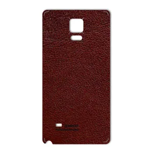 MAHOOT Natural Leather Cover Sticker for Samsung Note 4
