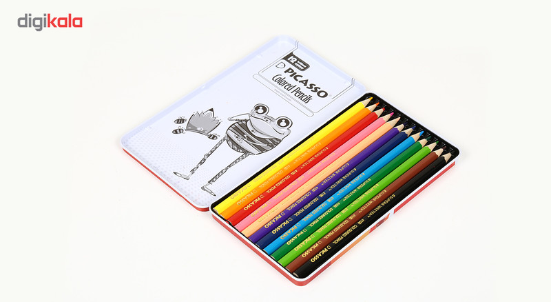 مداد رنگی 12 رنگ پیکاسو مدل 6095