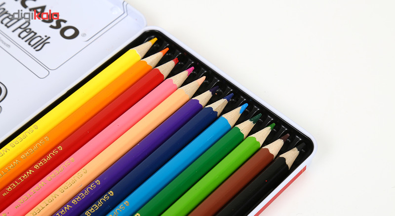 مداد رنگی 12 رنگ پیکاسو مدل 6095