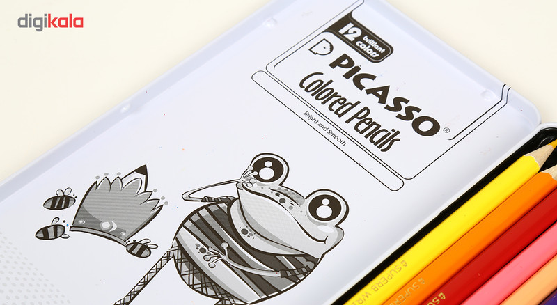 مداد رنگی 12 رنگ پیکاسو مدل 6095
