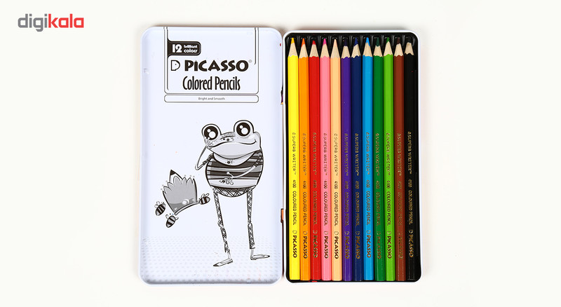 مداد رنگی 12 رنگ پیکاسو مدل 6095
