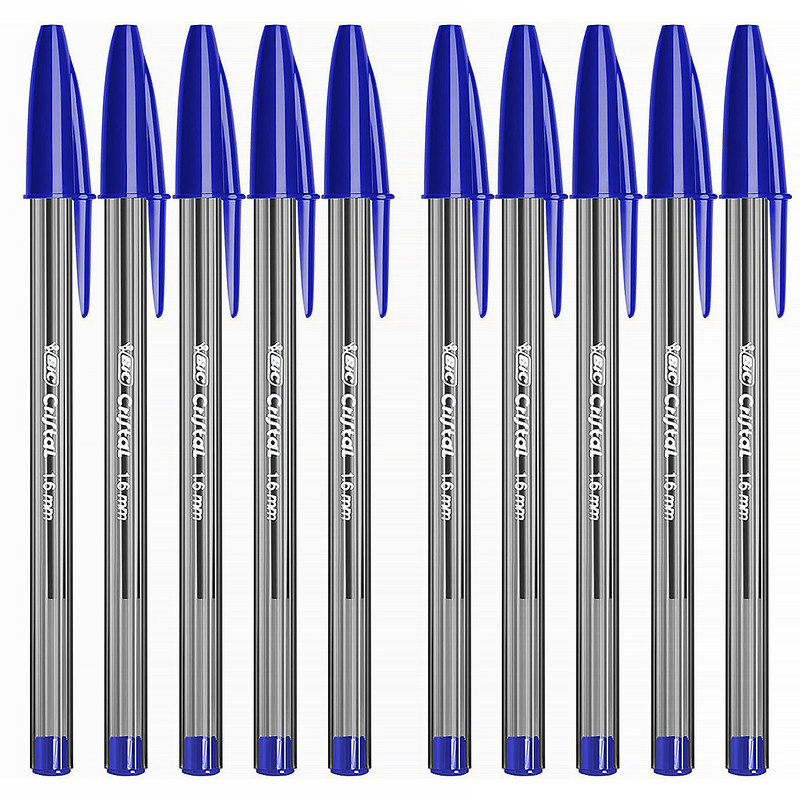 خودکار بیک مدل کریستال لارج بسته 10 عددی سایز 0.6