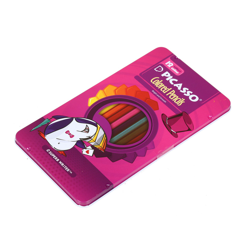 مداد رنگی 12 رنگ پیکاسو مدل 6096