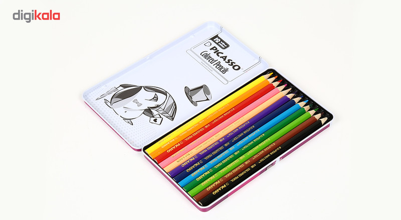 مداد رنگی 12 رنگ پیکاسو مدل 6096
