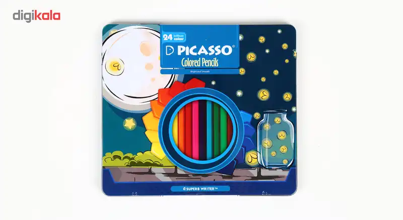 مداد رنگی 24 رنگ پیکاسو مدل 6097