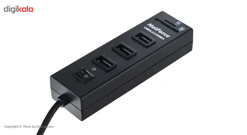 هاب USB 3.0 سه پورت نت فورس مدل HUB-353