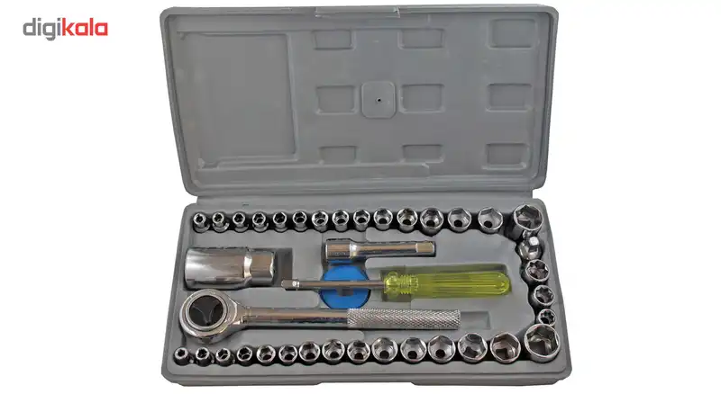 مجموعه 40 عددی آچار بکس و دسته آچار آیوا مدل G 680