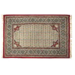 سفره قلمکار ممتاز اثر عطریان طرح 8 سایز 100 × 150 سانتی متر