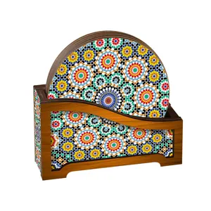 زیر لیوانی لوکسینو مدل 1463 بسته 6 عددی