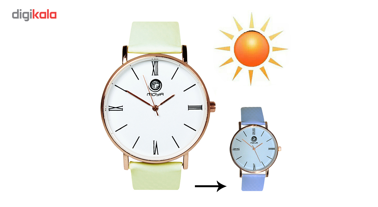 ساعت با رنگ متغیر در نور آفتاب مدل 001 مردانه و زنانه