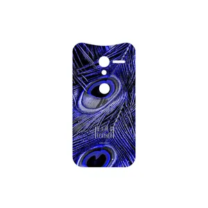 MAHOOT Purple Feather Cover Sticker for Motorola Moto X