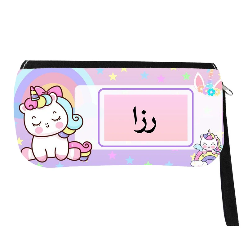 جامدادی پاد آفرین مدل فانتزی طرح کارتونی دخترانه اسم رزا کد p670